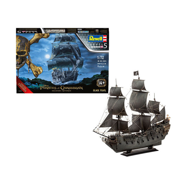 REVELL Plastic ModelKit loď Limited Edition 05699 - Black Pearl (1:72)