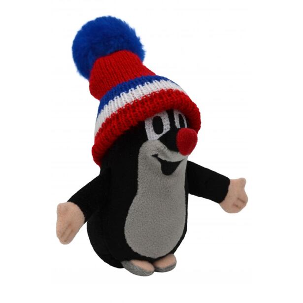 Moravská Ústredna Krtek 15cm kulich červ.-trikol