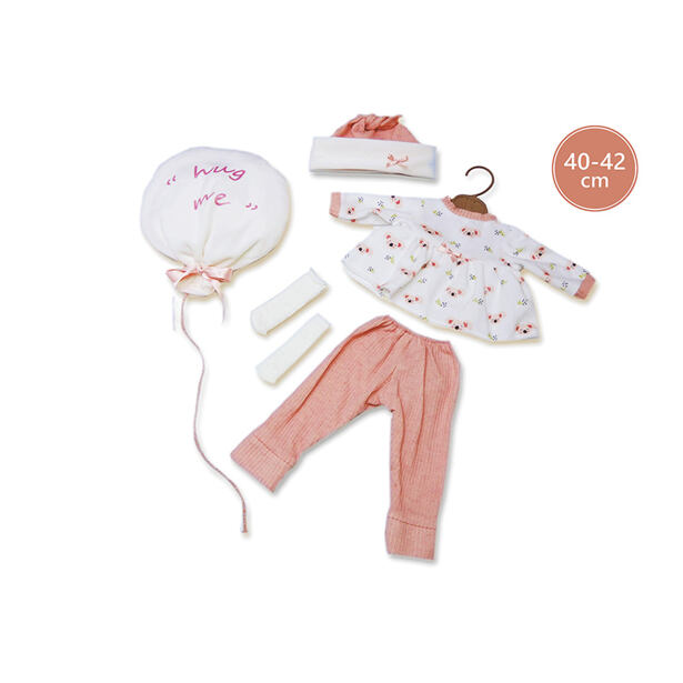 Llorens M740-96 oblečenie pre bábiku bábätko NEW BORN veľkosti 40-42 cm