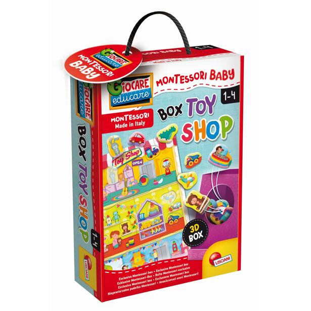 Lisciani MONTESSORI BABY BOX TOY SHOP - Vkládačka hračky