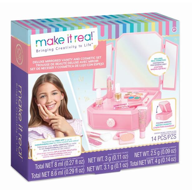 Make it Real Zrkadlová toaletná a kozmetická sada