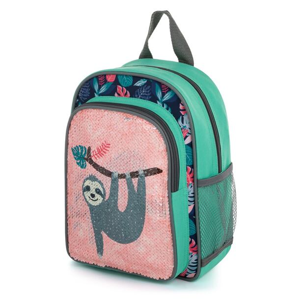 OXYBAG Batoh detský predškolský s flitrami  - Leňochod