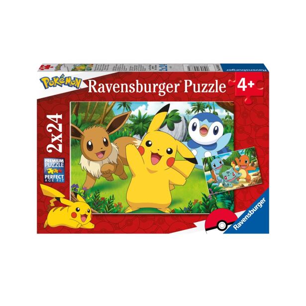 Ravensburger Pokémon 2x24 dílků puzzle
