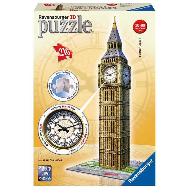 Ravensburger Big Ben s hodinami 216 dílků 3D