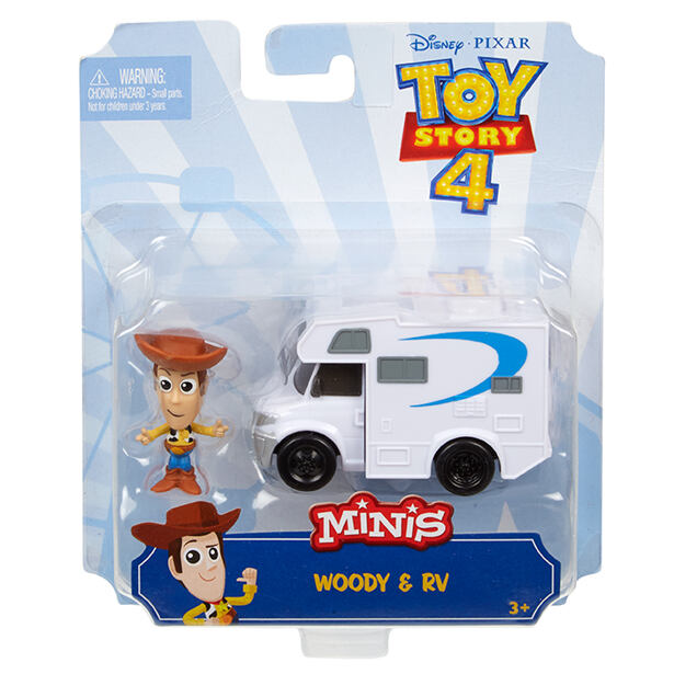 TOY STORY 4: PŘÍBĚH HRAČEK MINIFIGURKA S VOZIDLEM ASST