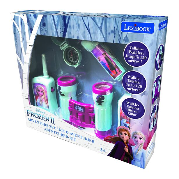 Set Frozen - vysílačky, dalekohled, baterka a kompas