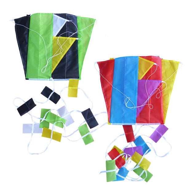 Drak létající nylon 60x45cm barevný v sáčku 10x40cm