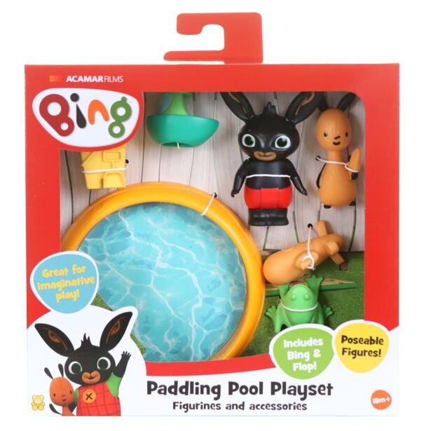 4641003681 PÁDLUJ S BINGEM- PLAYSET S FIGURKAMI - poškozený obal