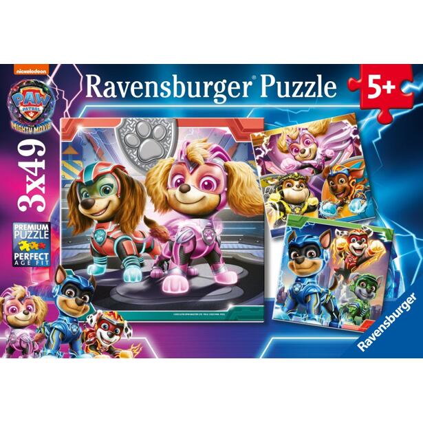 Ravensburger Tlapková patrola vo veľkofilme 3x49 dielikov