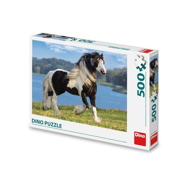 Dino ČIERNOBIELY KÔŇ 500 Puzzle