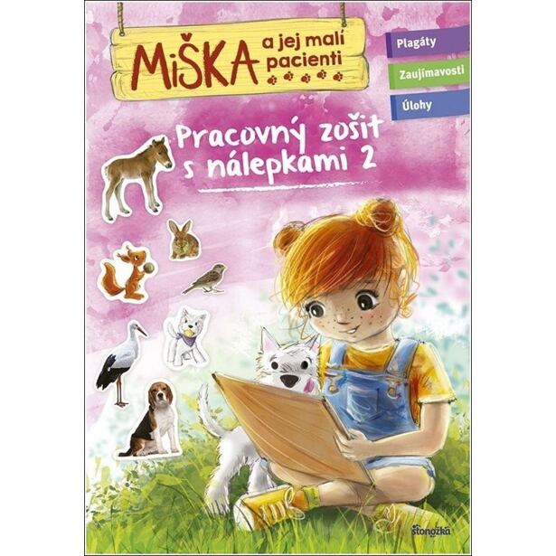 Miška a jej malí pacienti: Pracovný zošit s nálepkami 2 (slovensky)