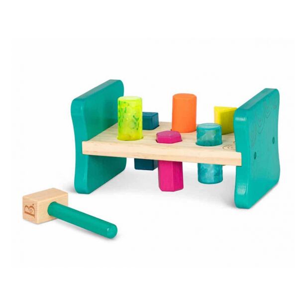 B.Toys Zatĺkačka drevená Pound & Play