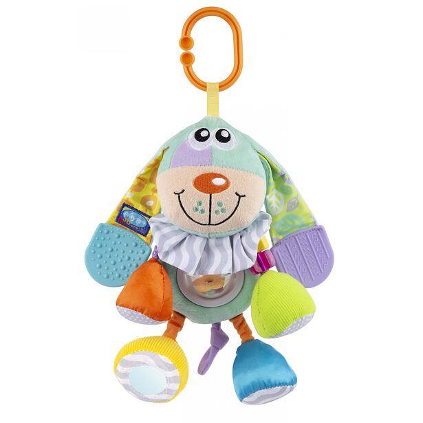 Playgro - Závěsný pejsek s kousátky pastelový
