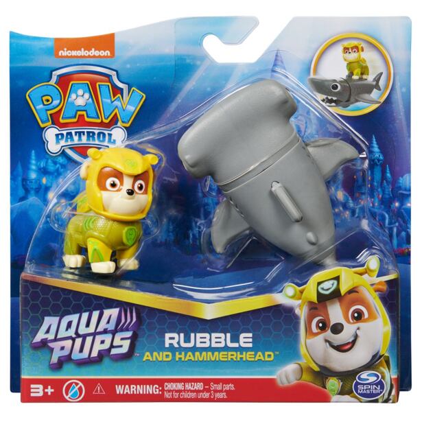 Spin Master PAW PATROL AQUA VODNÉ KAMARÁDI - RUBBLE a kladivák