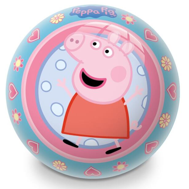 MONDO Vinylový míč 14cm v Licenci Peppa Pig