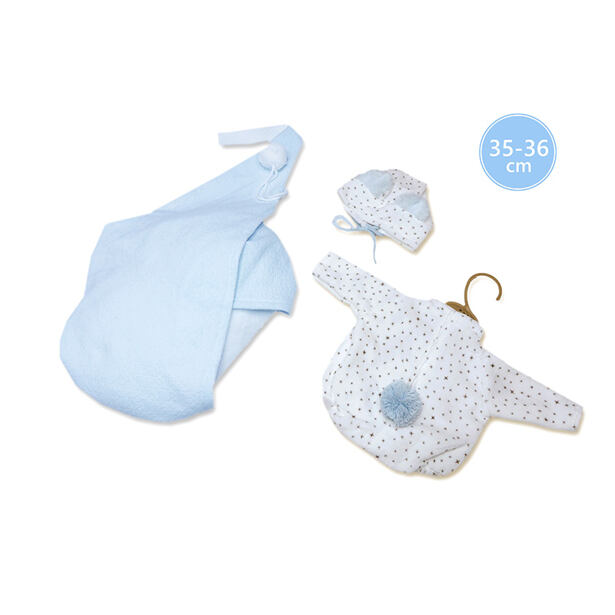 Llorens M635-65 oblečenie pre bábiku bábätko NEW BORN veľkosti 35-36 cm