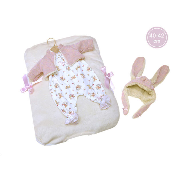 Llorens M740-94 oblečenie pre bábiku bábätko NEW BORN veľkosti 40-42 cm
