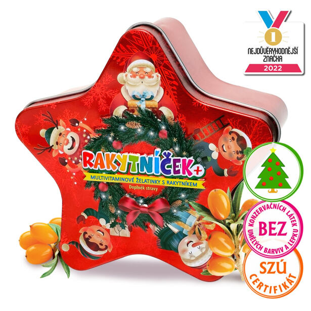 RAKYTNÍČEK+ multivitamínové želatínky - Červená hviezda