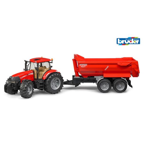 Traktor CASE + vozidlo Krampe