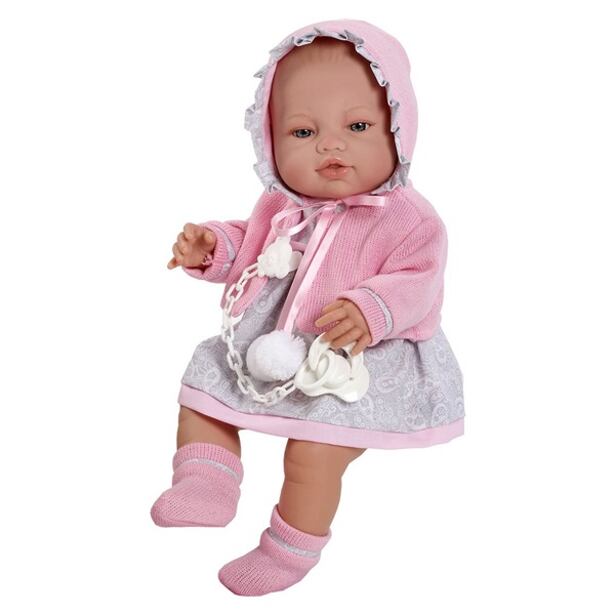 Berbesa Luxusná detská bábika-bábätko Amanda 43cm