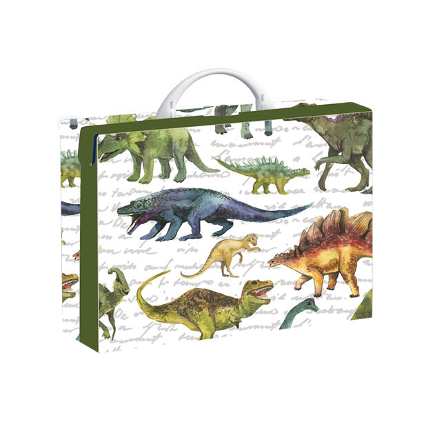 OXYBAG Kufrík lamino hranatý A4 - Dino