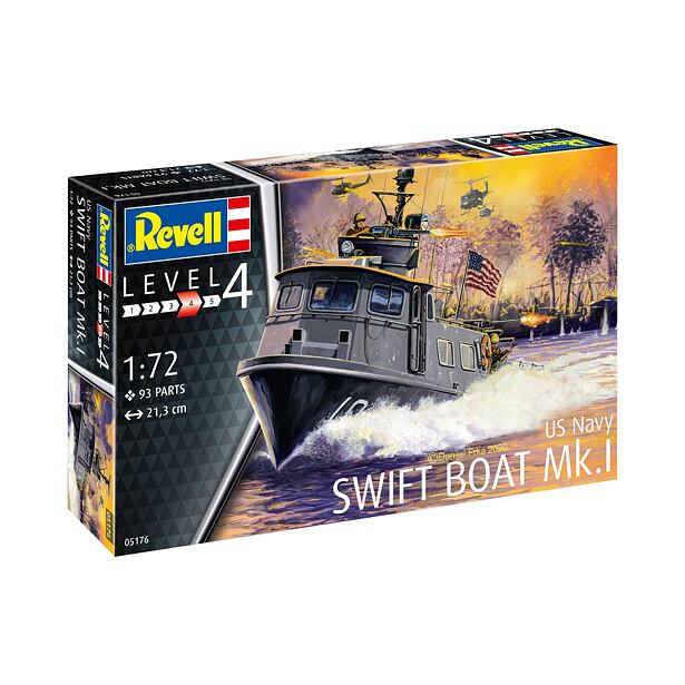 Revell Plastic ModelKit loď 05176 - US Navy SWIFT BOAT Mk.I (1:72)