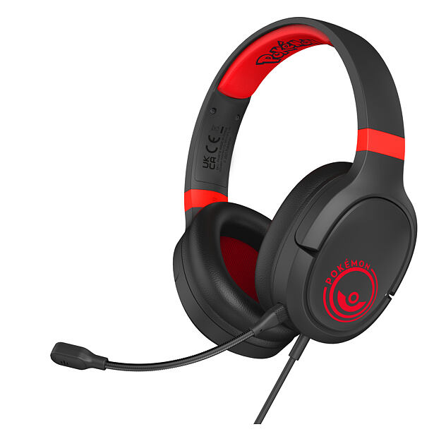 Herný headset Pokemon Pokeball Pro G1 červeno-čierny