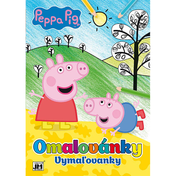 JIRI MODELS Omalovánky A4 Prasátko Peppa