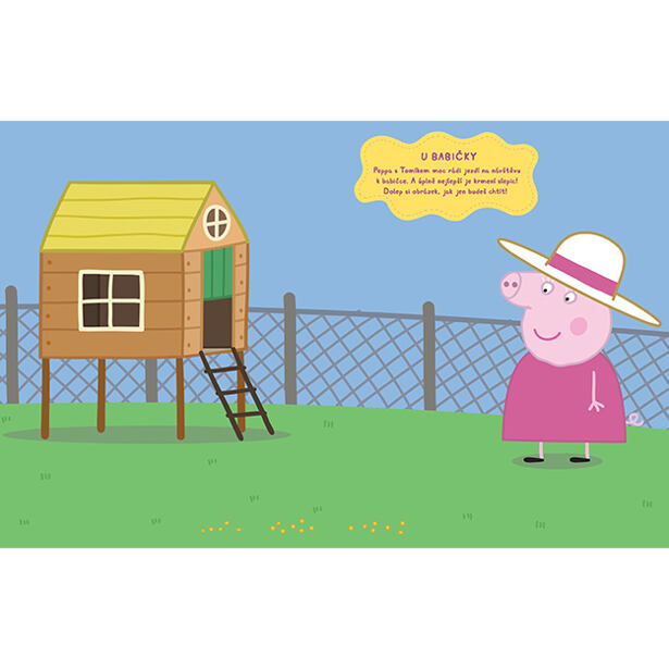 JIRI MODELS Samolepková knižka/ Prasiatko Peppa