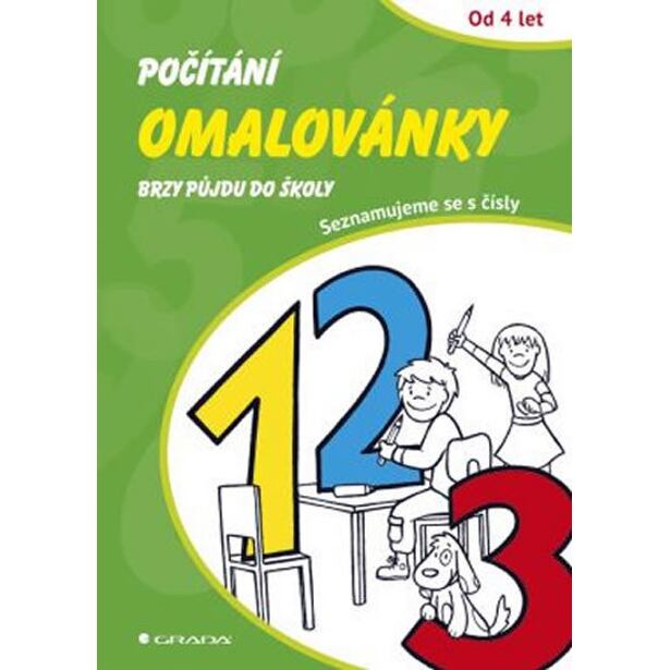 Počítání – Omalovánky Brzy půjdu do školy