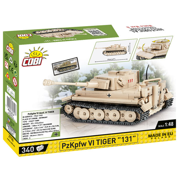Cobi 2710 PzKpfw VI Ausf E Tiger no  131