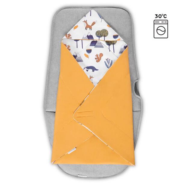 KINDERKRAFT Hojdačka vibrujúca s melódiou Felio Stone Grey 0 m+, do 18 kg