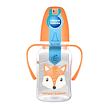 CANPOL BABIES Láhev s potiskem HAPPY ANIMALS 120 ml s úchyty 