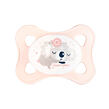 CANPOL BABIES Set symetrických silikónových MINI cumlíkov 0-2m SLEEPY KOALA ružový