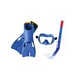 Bestway Šnorchlovací set dětský Essential - ploutve, brýle, šnorchl - 2 barvy