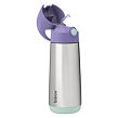 B.box Termoska na pití s brčkem 500 ml - lilac pop