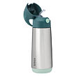 B.box Termoska na pití s brčkem 500 ml - emerald forest
