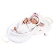 Llorens 74048 NEW BORN - realistická bábika bábätko so zvukmi a mäkkým látkovým telom - 42 cm