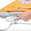 KINDERKRAFT Hojdačka vibrujúca s melódiou Felio Stone Grey 0 m+, do 18 kg