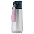 b.box Termoska na pití sport 500 ml - indigo/růžová
