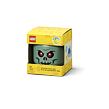LEGO úložná hlava (mini) - zelený kostlivec