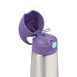 B.box Termoska na pití s brčkem 500 ml - lilac pop