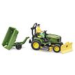 Malotraktor JOHN DEERE, vík, figúrka