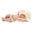 Llorens NEW BORN CHLAPČEK - spiaca realistická bábika bábätko s celovinylovým telom - 31 cm