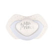 CANPOL BABIES B - Set symetrických silikónových cumlíkov 6-18m ROYAL BABY modrý