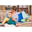 CANPOL BABIES B - Set symetrických silikónových cumlíkov 6-18m NEON LOVE modrý