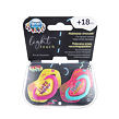 CANPOL BABIES C - Set symetrických silikónových cumlíkov 18m+ NEON LOVE ružový