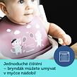 Canpol babies Bryndák silikonový s kapsou BONJOUR PARIS béžový
