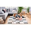 KINDERKRAFT Podložka pěnové puzzle Luno 150x180cm Black 30ks 