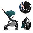 KINDERKRAFT Kočík športový Evolution Cocoon 2v1 Midnight Green